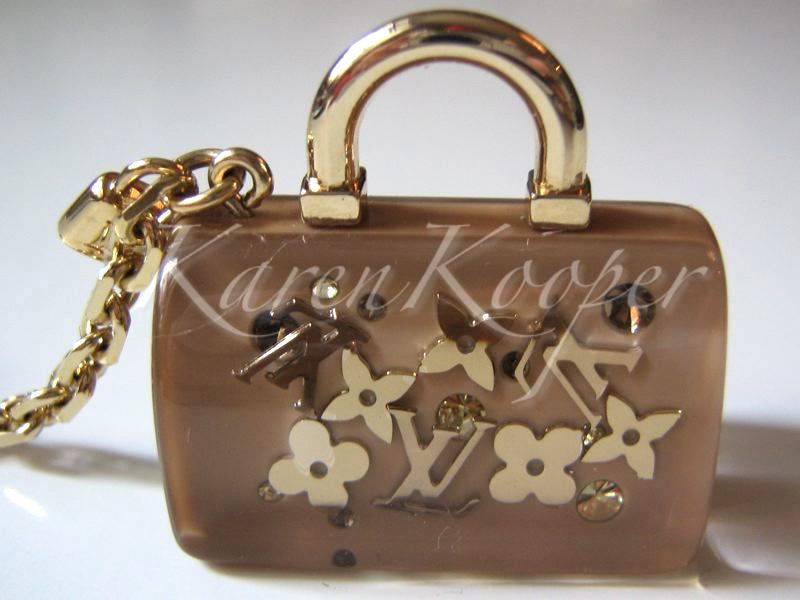 Louis Vuitton Inclusion Speedy Keychain Beige Cruise 2006