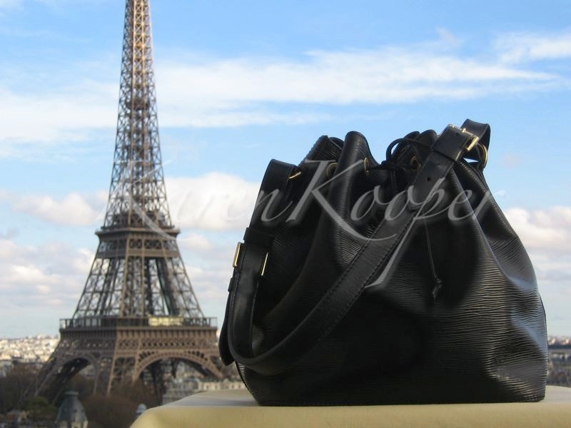 Louis Vuitton Epi Leather Noe Black