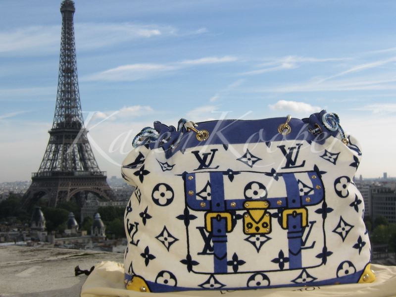 Louis Vuitton Eponge Cabas Bleu