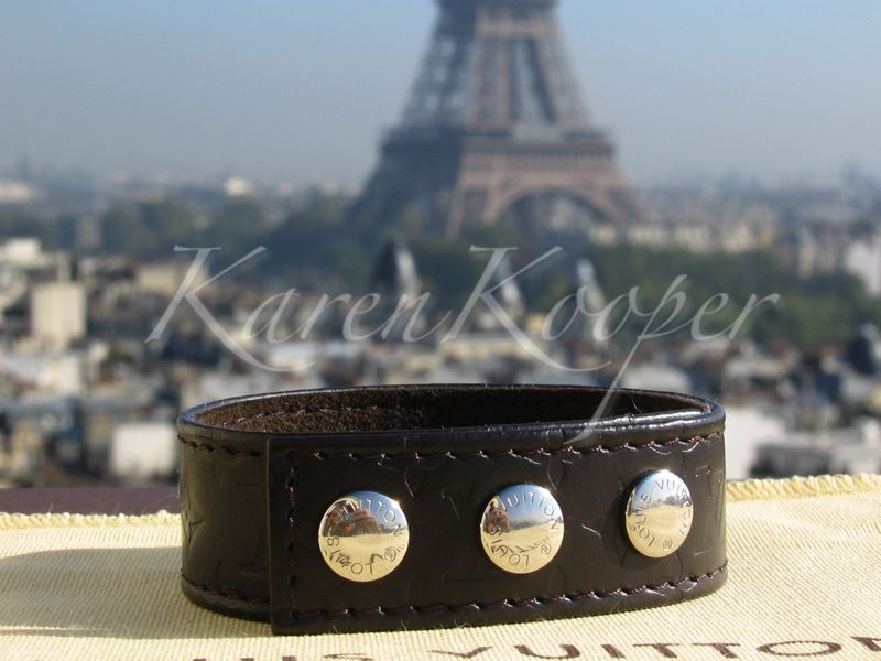 Louis Vuitton Monogram Glace Bracelet Tambour Paris 2002