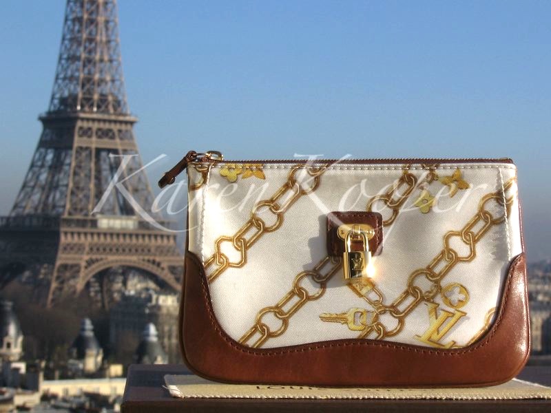 Louis Vuitton Monogram Charms Pochette Plate