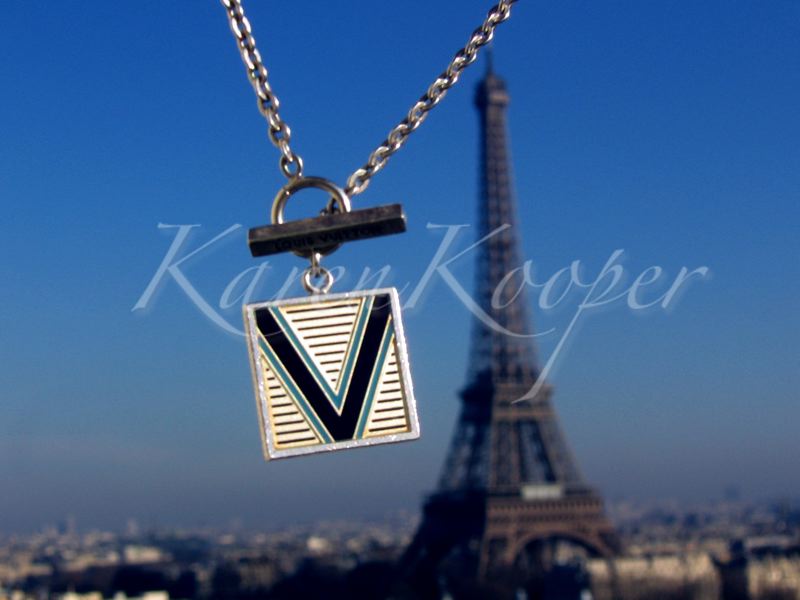 Louis Vuitton Geometric Pendant Necklace