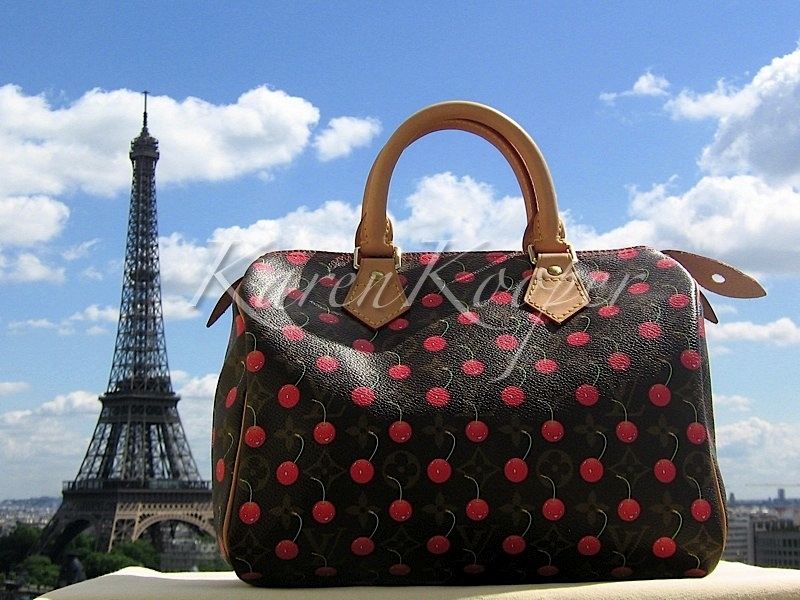 Louis Vuitton Monogram Cerises Speedy 25