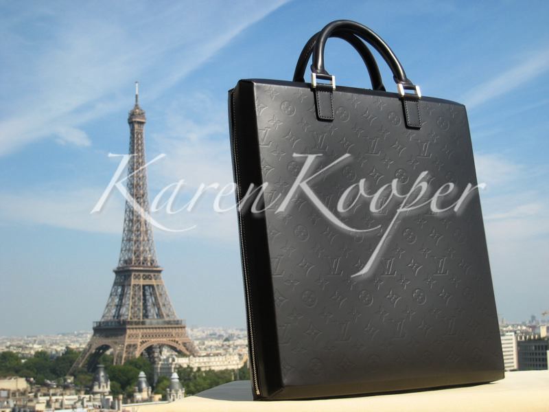 Louis Vuitton Monogram Glace Elvin Briefcase