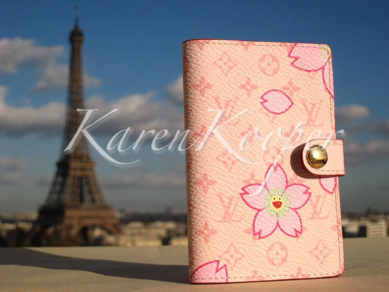 Louis Vuitton Monogram Cherry Blossom Carnet de Bal Pink