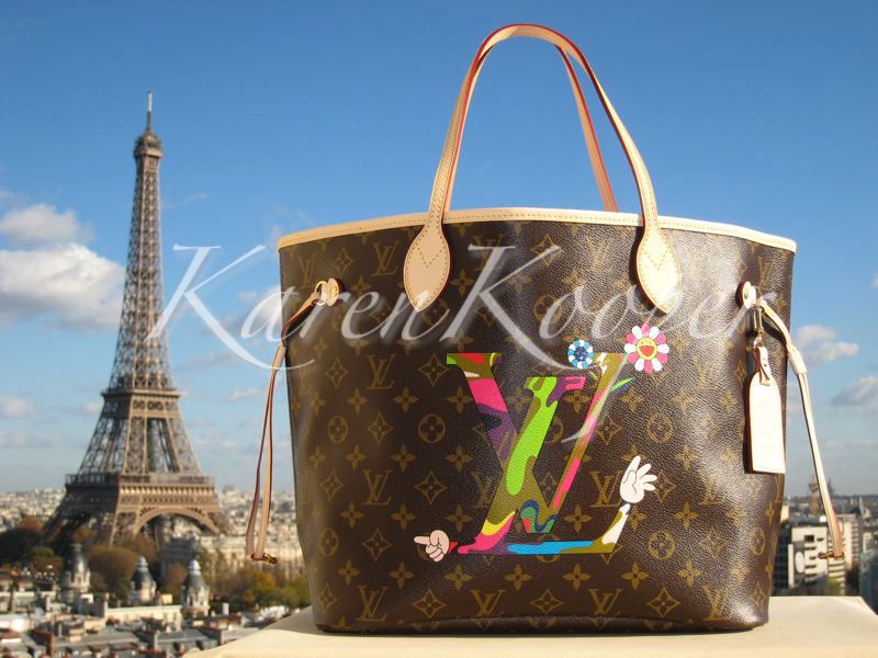 Louis Vuitton Monogram Murakami LV Hands Neverfull MM