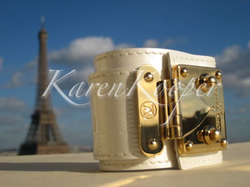 Louis Vuitton Serrure S Damier Vernis Bracelet
