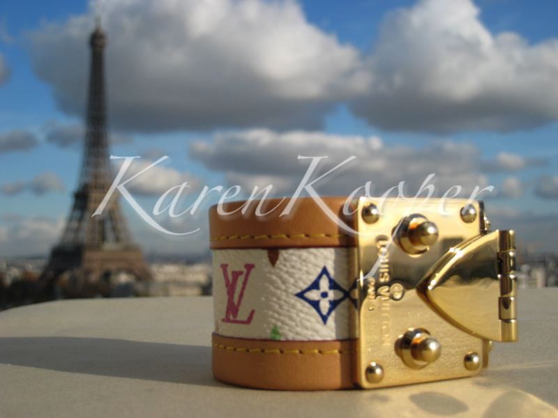 Louis Vuitton Serrure S White Multicolore Bracelet