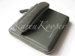 Louis Vuitton Damier Glac&eacute; Poign&eacute;e Porte Monnaie Resin