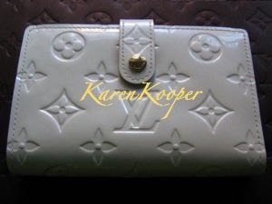 Louis Vuitton Porte-Monnaie Billets Viennois Monogram Vernis Pearl