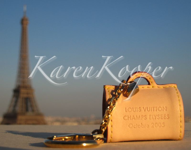 Louis Vuitton Mini Speedy Keychain Black