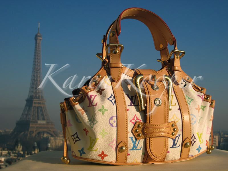 Louis Vuitton Monogram Multicolore Theda GM White