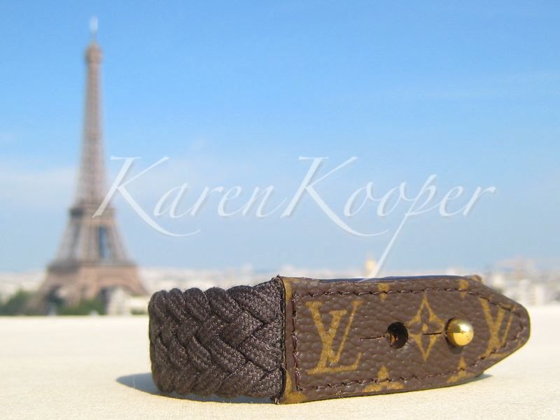 Louis Vuitton Monogram Tresse Bracelet Brown 