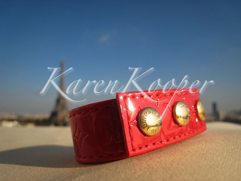 Louis Vuitton Monogram Vernis Bracelet Montaigne 1999 Opening 