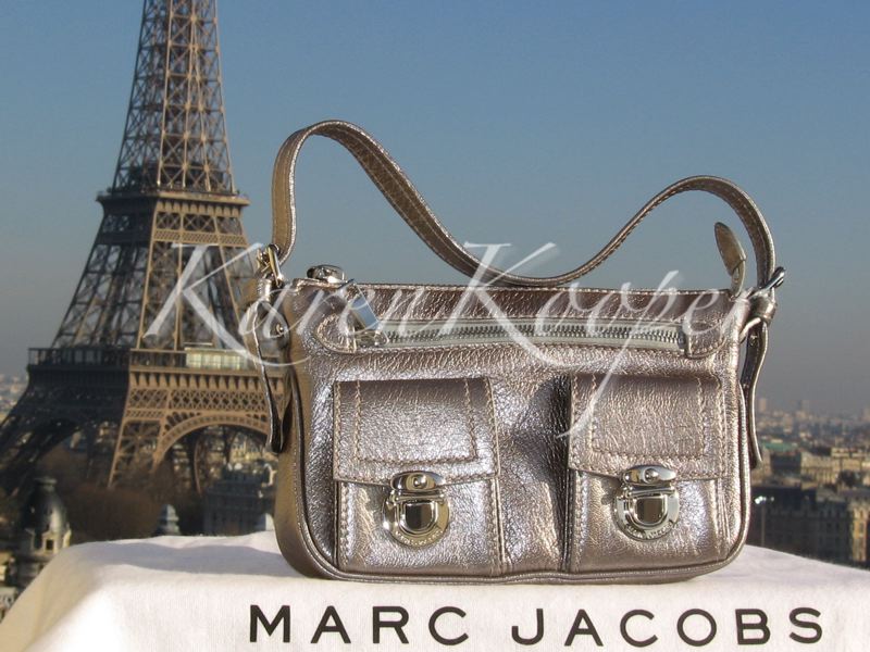 Marc Jacobs Cammie Dark Silver Bag