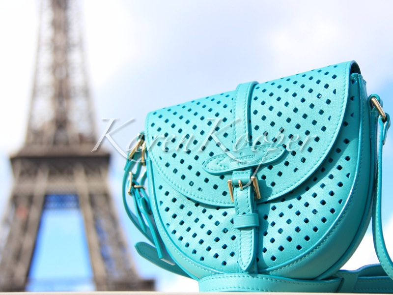 Louis Vuitton Cruise 2012 Flore Chantilly Turquoise
