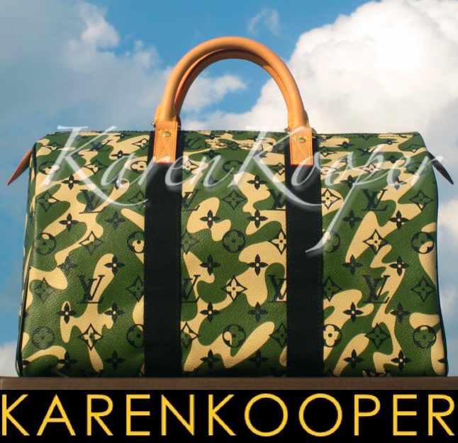 LOUIS VUITTON MONOGRAMOUFLAGE SPEEDY 35 CAMOUFLAGE BAG